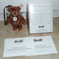 Steiff Club Teddy 2015 Mohair Ornament