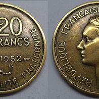 Frankreich 20 Francs 1952 (B) ## B13