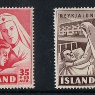 Island postfrisch Michel 254-257