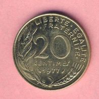 Frankreich 20 Centimes 1977