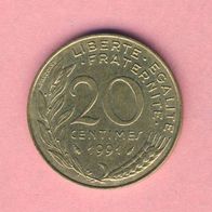Frankreich 20 Centimes 1991