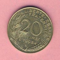 Frankreich 20 Centimes 1995