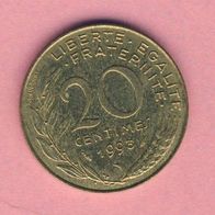 Frankreich 20 Centimes 1993
