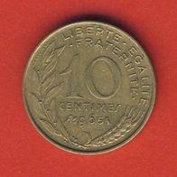 Frankreich 10 Centimes 1965