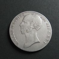 Niederlande Silber 2 1/2 Gulden 1845 " König Wilhelm II. (1840-1849) ss