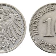 Altdeutschland Kaiserreich 10 Pfennig 1914 A, Top ! sehr schöne Erhaltung