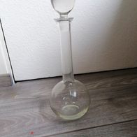 Glaskaraffe mit Stöpsel 30 cm Höhe *