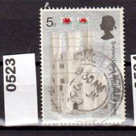 H888 - Großbritannien- Mi. Nr. 522 + 523 + 524 Investitur des Fürsten von Wales o