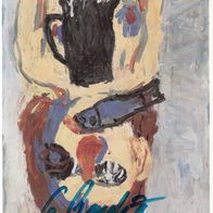 Georg Baselitz - orig. sign. Kunst-AK (6206)