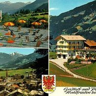 A 6263 Fügen Gasthof und Pension > Waldfriede < 1968 3 Ansichten