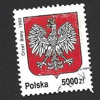 Polen Briefmarke " Wappen " Michelnr. 3424 o