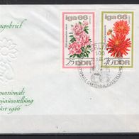 DDR 1966 Internationale Gartenbau-Ausstellung (IGA), Erfurt MiNr. 1190 - 1191 FDC 2