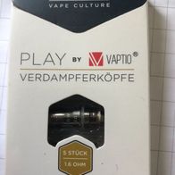 Verdampferköpfe für Lynden Play - neu und originalverpackt -