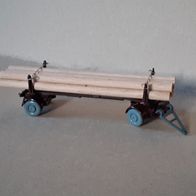 Wiking 1:87 Langholztransport Anhänger Echtholzladung PMS Verkehrs Modelle 21 (2013)