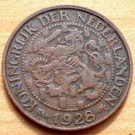 1 Cent 1928 Niederlande