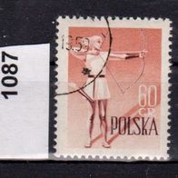 H946 - Polen Mi. Nr 1086 + 1087 + 1089 Sportdisziplinen: o