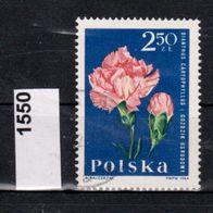 H948 - Polen Mi. Nr 1550 Gartenblumen : Knollenbegonie o