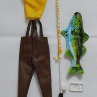 Mattel - Big Jim - Outfit-Set - Angler - von 1974. Rarität!