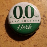Kronkorken Bitburger Herb 0,0 % alkoholfrei