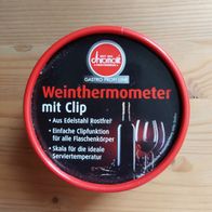 Chromolit Weinthermometer m. Clip Gastro Profi Line, Edelstahl rostfrei, in OVP