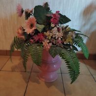 Blumenvase mit Kunstblumenstrauss -----------8/23------