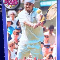 Micky Maus Cards - Trading Card Sammelkarte - Super Stars - Andre Agassi Nr. 2