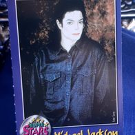 Micky Maus Cards - Trading Card Sammelkarte - Super Stars - Michael Jackson Nr. 18