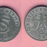Deutsches Reich 5 Reichspfennig 1941 A