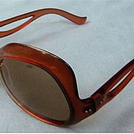Polaroid Sonnenbrille - Transparenter Rahmen mit Farbverlauf und hellbraune Gläser
