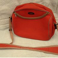 Umhängetasche Schultertasche Tasche orange 25 x 23 cm