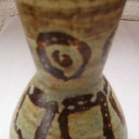 alte Vase Blumenvase Tischvase Porzellan mit Motiv