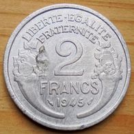 2 Francs 1945 Frankreich