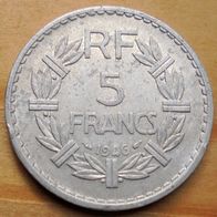 5 Francs 1946 Frankreich