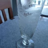 Trinkglas mit Spruch, Deko Glas, Sektglas