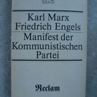 DDR, Buch, Karl Marx/ Friedrich Engels - Manifest der Kommunistischen Partei