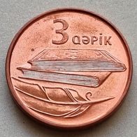 16646(1) 3 Qapik (Aserbaidschan) 2006 in unc- ....... von * * * Berlin-coins * * *