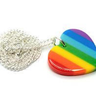 Miniblings Regenbogen Halskette Für Kinder | 45 Cm, Versilbert, Mit Wolke & Regenbogen-Anhänger