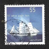 BRD Sondermarke " 50 Jahre Gorch Fock " Michelnr. 2886 o