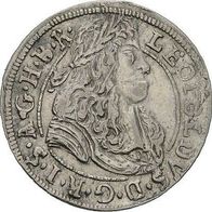 Haus Habsburg RDR Tirol Hall 3 Kreuzer 1690 "LEOPOLD I." (1657-1705)