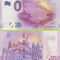 0 Euro Schein La Dune du Pilat UEDJ 2017-2 selten Nr 3084