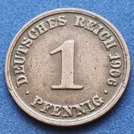 1407(3) 1 Pfennig (Kaiserreich) 1906/ A in ss .......... von * * * Berlin-coins * * *