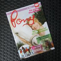 NEU Zeitschrift Pony für echte Pferdefans 06/2011 Poster 80x57 Pferderassen Club