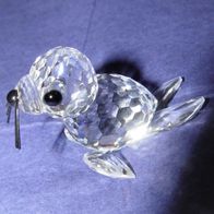 Swarovski Figur, Seehund, kleine Robbe, Kristallglas, ca. 30 mm