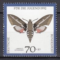 Bund / Nr. 1603 Schmetterlinge postfrisch