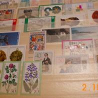 36 Briefmarken Bundesrepublik Deutschland aus dem Jahr 1977-postfrisch