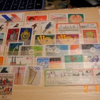 36 Briefmarken Bundesrepublik Deutschland aus dem Jahr 1973-postfrisch
