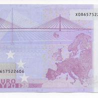 500 Euro Geldschein Serie X Trichet