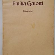 Emilia Galotti" Trauerspiel v. Lessing/ Reclam Ausgabe 1955 ! DDR Büchlein