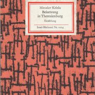 Miroslav Krleza - Beisetzung in Theresienburg: Erzählung (Insel-Bücherei Nr. 1014)