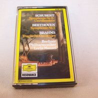 MC-Kassette / Schubert-Beethoven-Brahms - Berliner Philharmoniker, Resonance Records